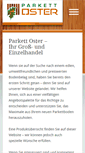 Mobile Screenshot of parkett-oster.de